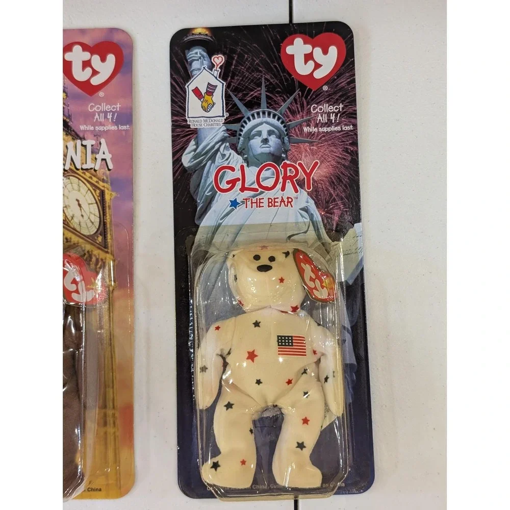 TY Beanie Babies Maple Erin Britannia Glory McDonald's House Charity Bears Set - Picture 5 of 6